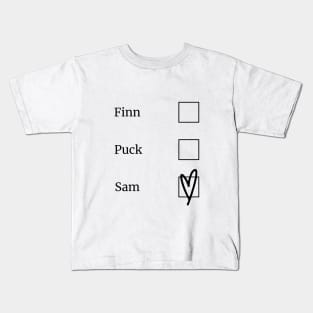 Glee/Sam heart Kids T-Shirt